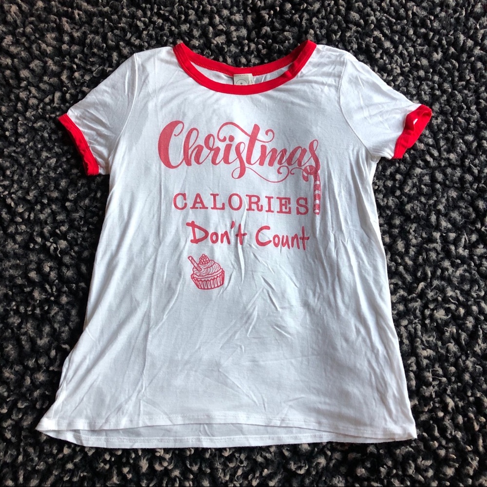 Christmas Calories don’t count graphic t-shirt S
